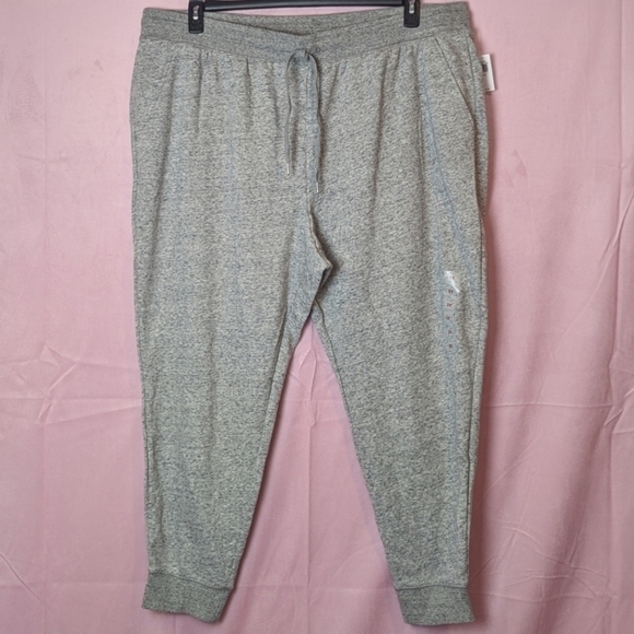 Old Navy Heather Gray Drawstring Waist Sweatpants with Pockets - Picture 1 of 10